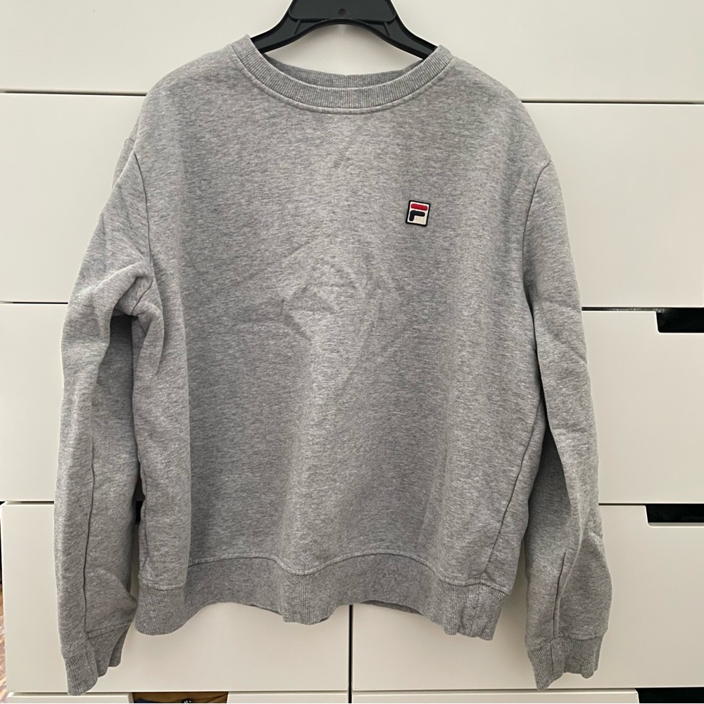 Fila Crewneck Sweatshirt in Heather Gray